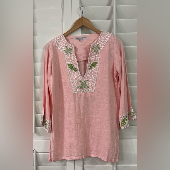 Barbara Gerwit Beaded Linen Tunic - Picture 1 of 7